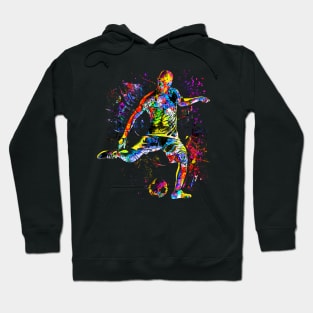 Soccer - Colorful Soccer Player Hoodie